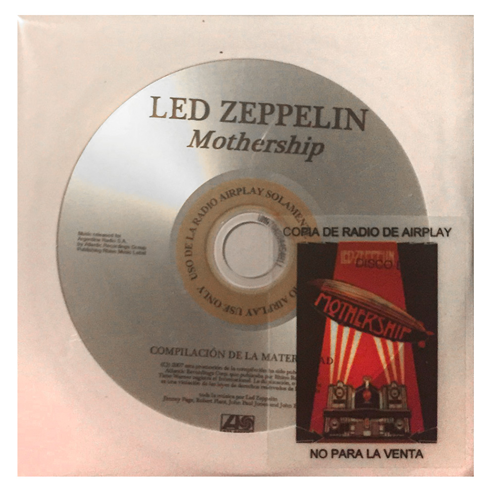Mothership <br>CD, Advanced Radio Airplay (Argentina)