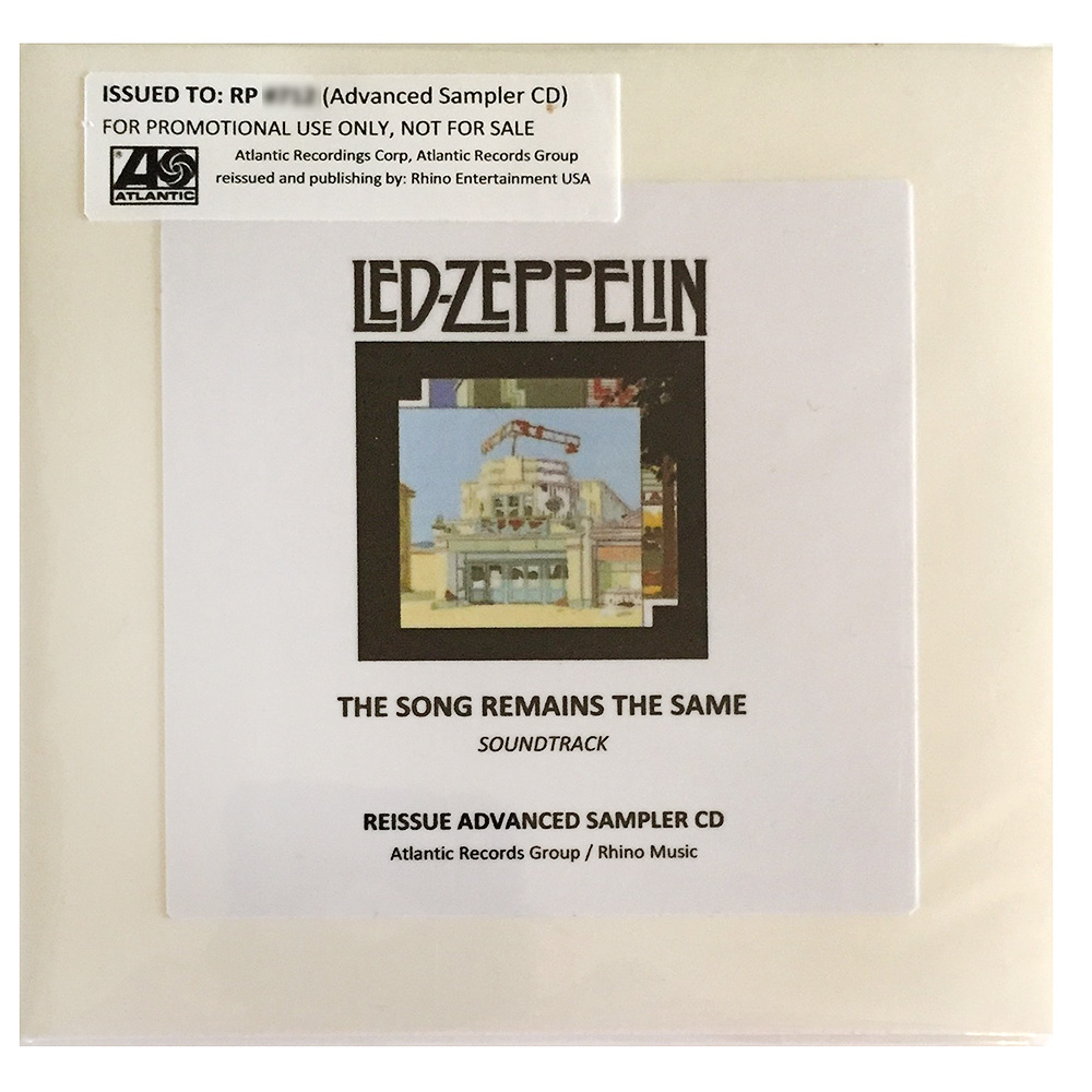 TSRTS (2007) <br>CD, Advanced Sampler, promo (USA)