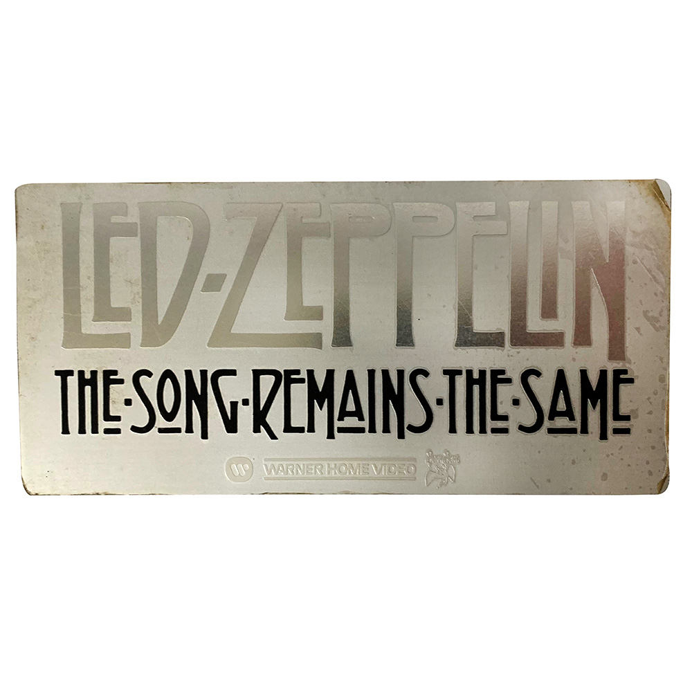 TSRTS (1984) <br>Metal Plate, Promotional (USA)