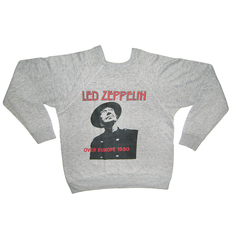 Concert Clothing <br>1980 <br>Over Europe Tour, Sweatshirt (Grey)