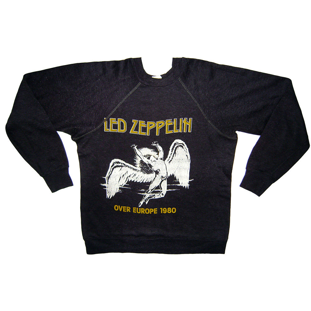 Concert Clothing <br>1980 <br>Over Europe Tour, Sweatshirt (Black)
