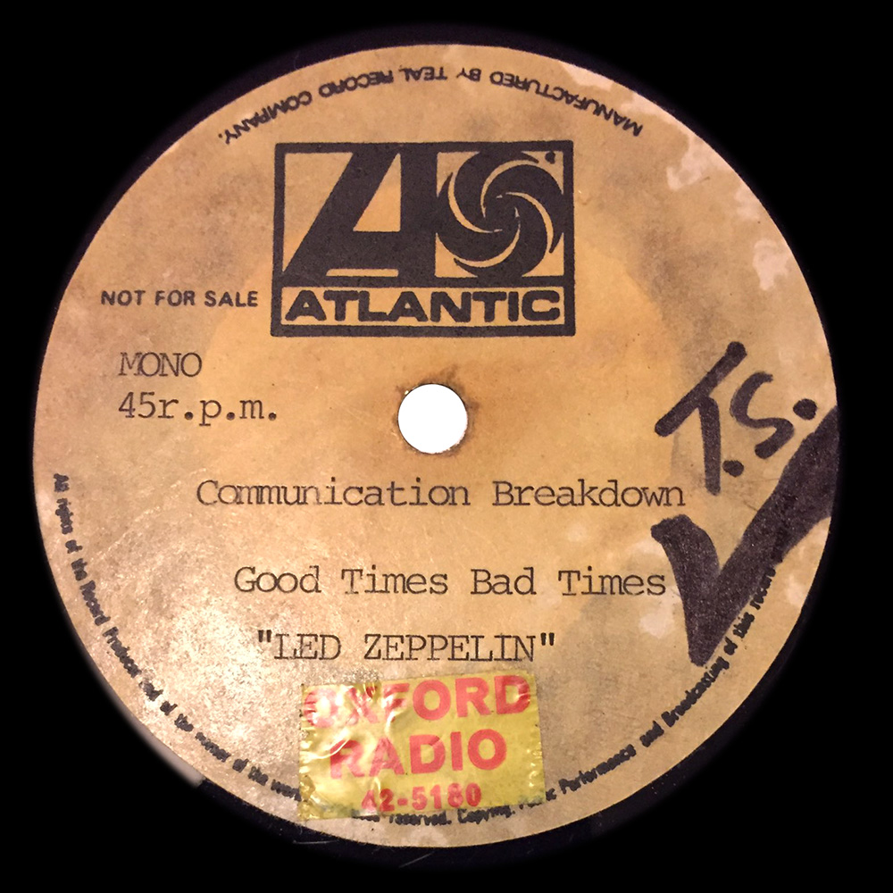 LP <br>Led Zeppelin <br>South Africa, 2-song (N/A) Acetate