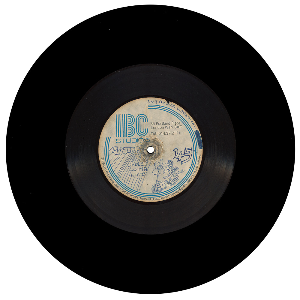 LP <br>Led Zeppelin II <br>UK, 1-song (N/A) Acetate - Image 2