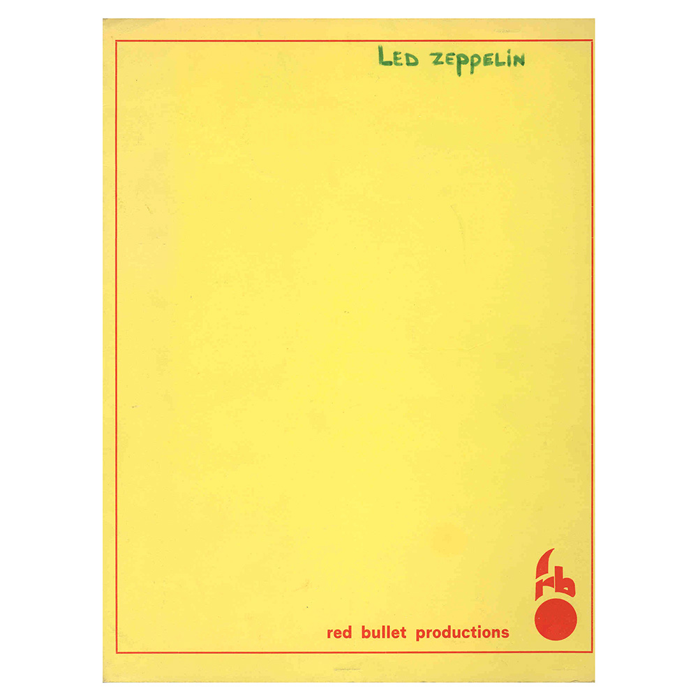 Concert Rarity <br>1969.10.02 <br>Netherlands, Press Folder