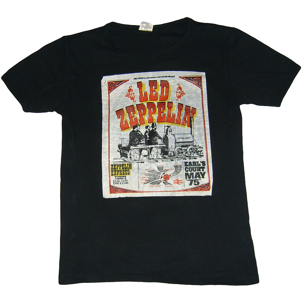 Concert Clothing <br>1975.05 <br>Earls Court, T-Shirt (Black)