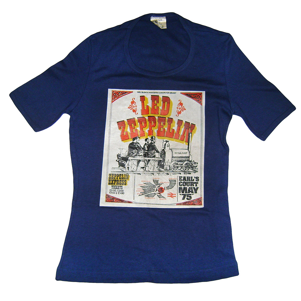 Concert Clothing <br>1975.05 <br>Earls Court, T-Shirt (Blue)