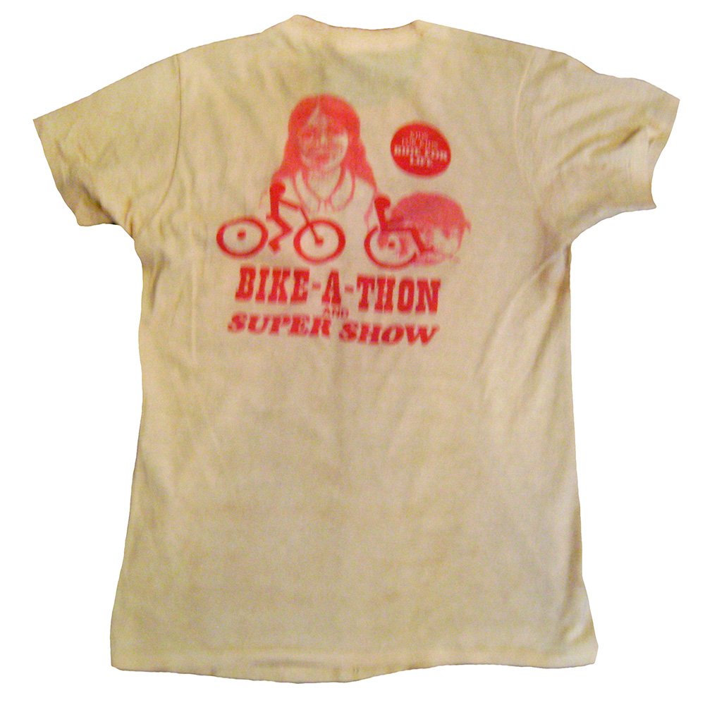 Bike-A-Thon (1977) <br>Swan Song T-Shirt, Yellow (USA) - Image 2