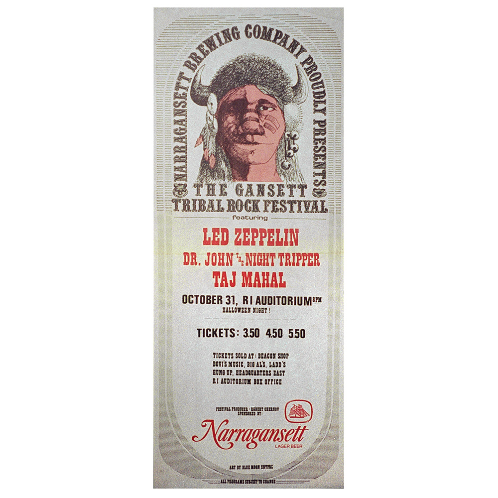 Concert Advertisement <br>1969.10.31 <br>Springfield, MA (Poster)