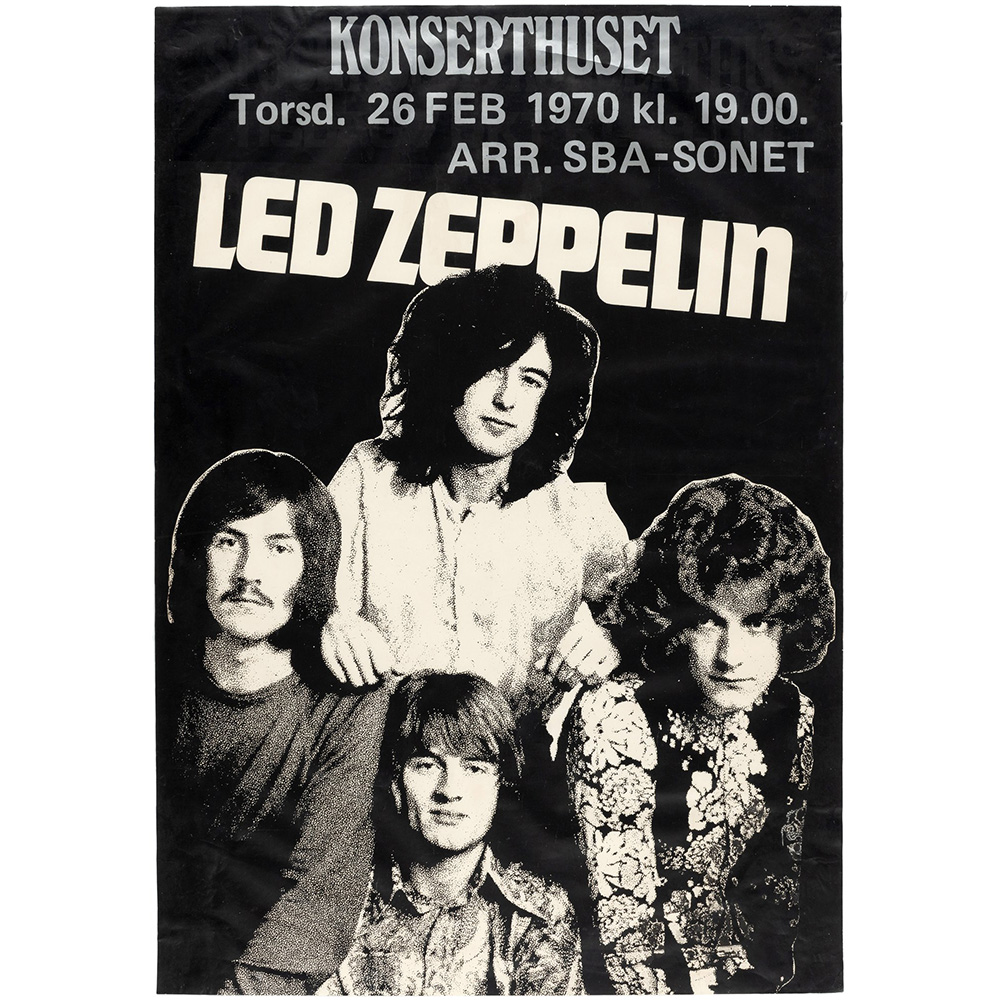 Concert Advertisement <br>1970.02.26 <br>Stockholm, SE (Poster) - Image 2