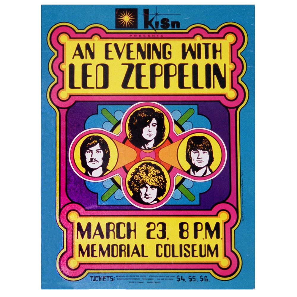 Concert Advertisement <br>1970.03.23 <br>Portland, OR (Poster)