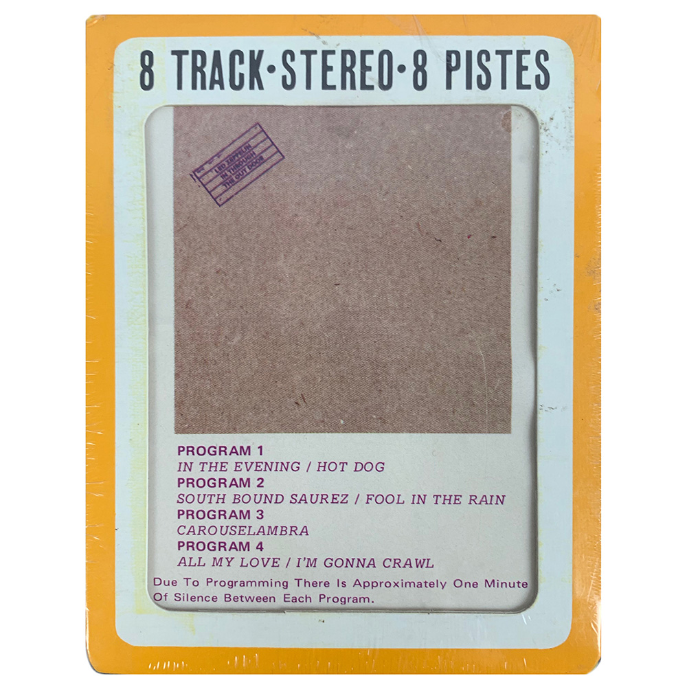 8-Track <br>In Through The Out Door <br>Canada (XTP-16002)