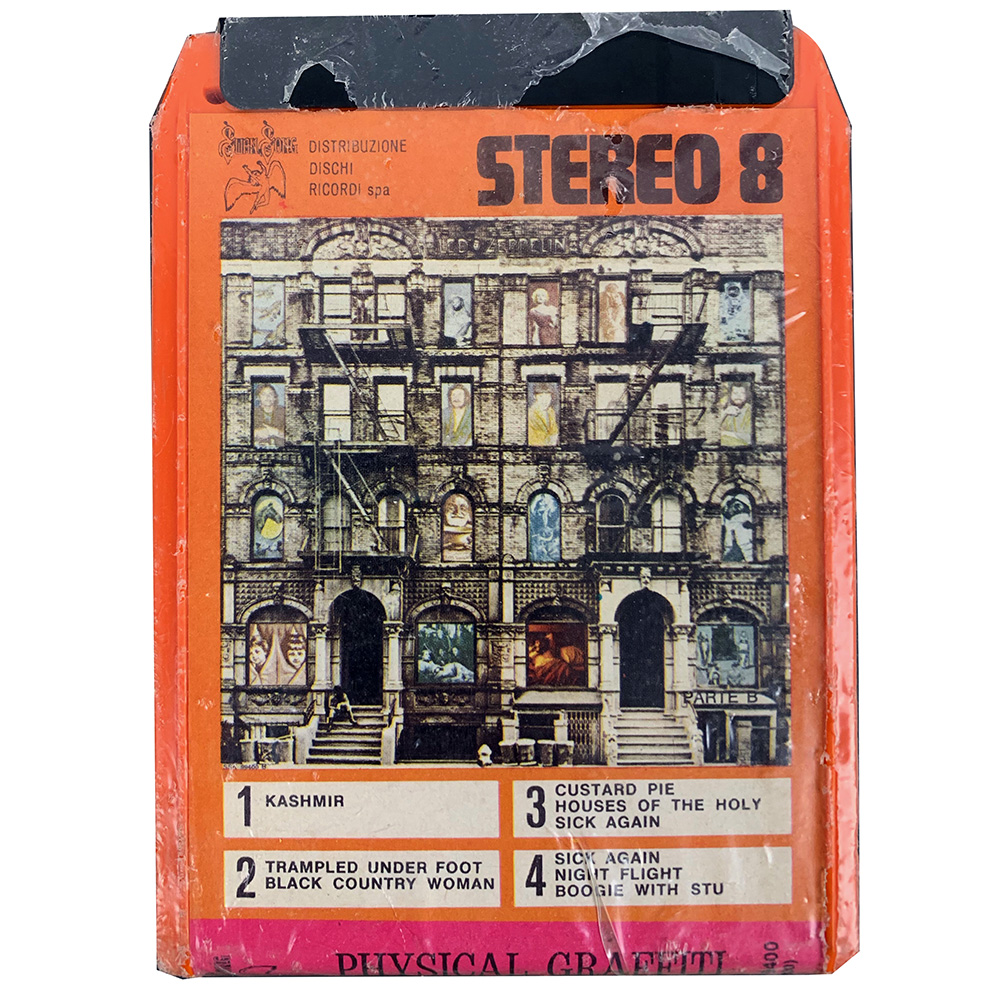 8-Track <br>Physical Graffiti <br>Italy (SSK 889400)