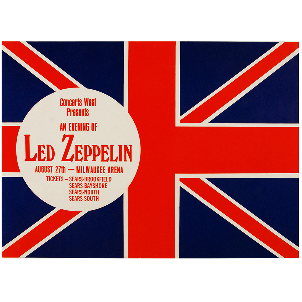 Concert Advertisement <br>1970.08.31 <br>Milwaukee, WI (Handbill)