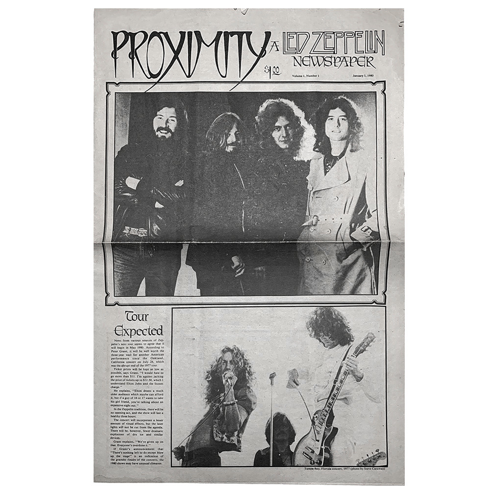 Fanzine <br>Proximity (#01)
