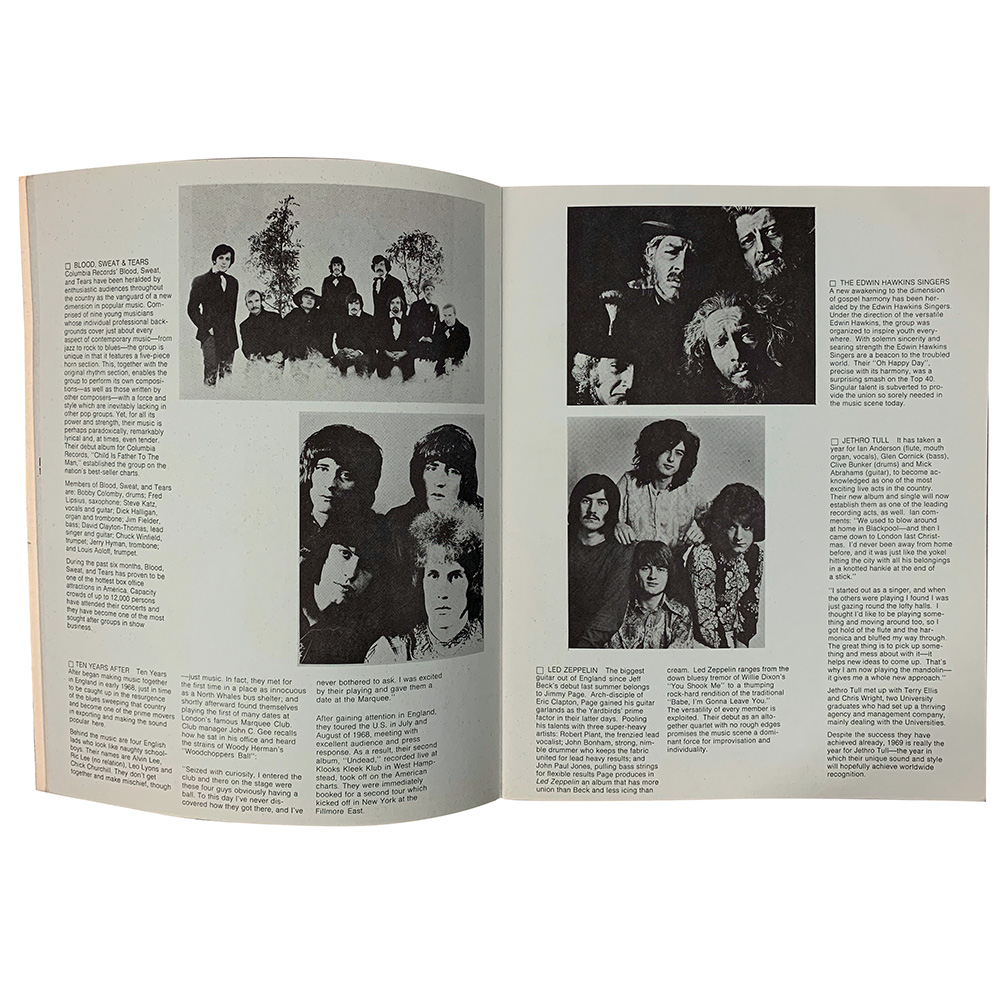 Program <br>1969.07.11 <br>Laurel Pop Festival, Laurel, MD - Image 2