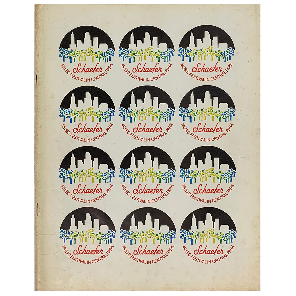 Program <br>1969.07.21 <br>Schaefer Music Festival, New York, NY