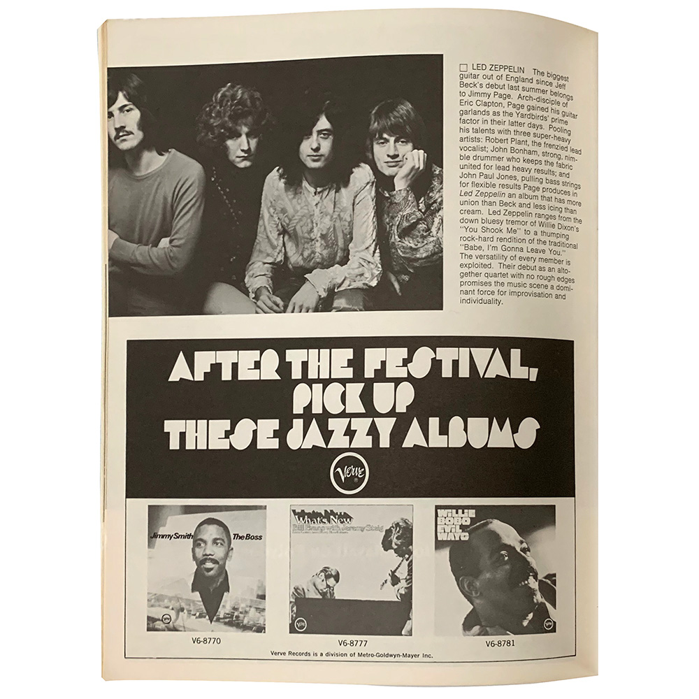 Program <br>1969.07.06 <br>Newport Jazz Festival, Newport, RI - Image 3