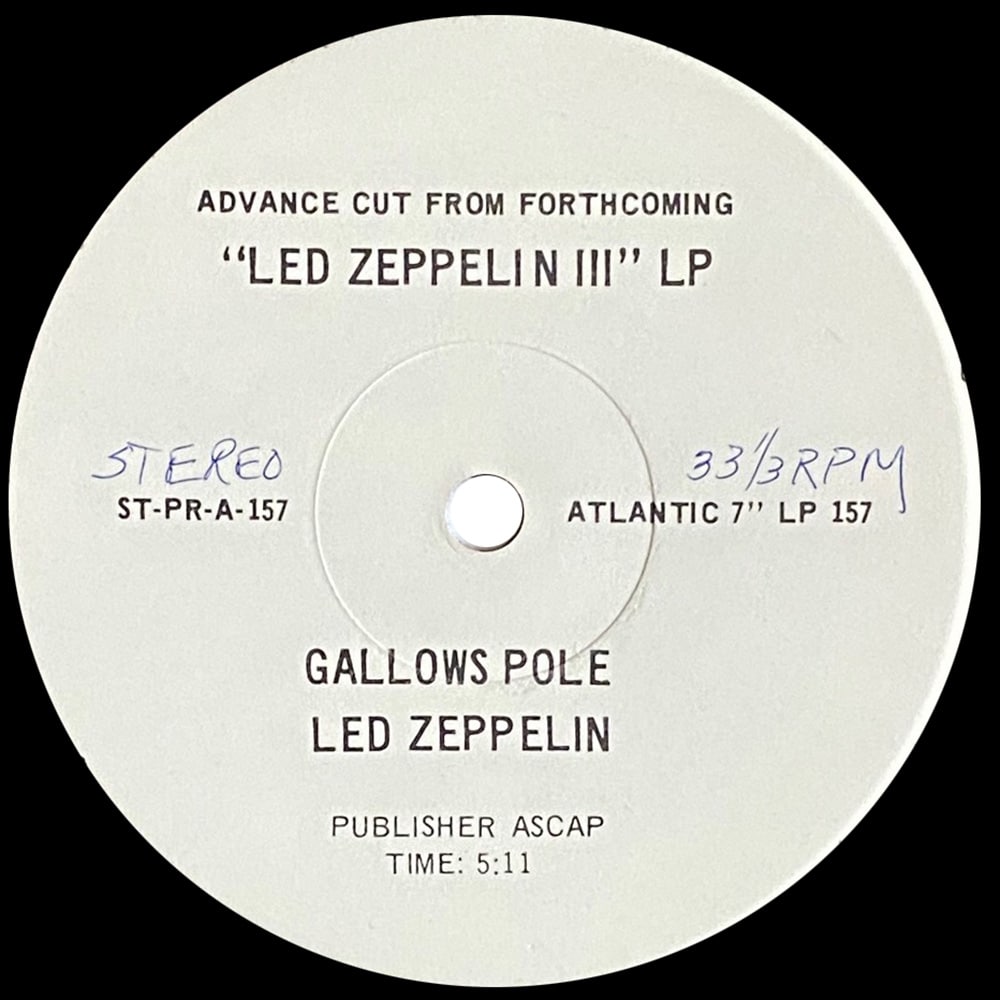 Single <br>USA (PR157) <br>Gallows Pole / Gallows Pole (Promo #1) - Image 2