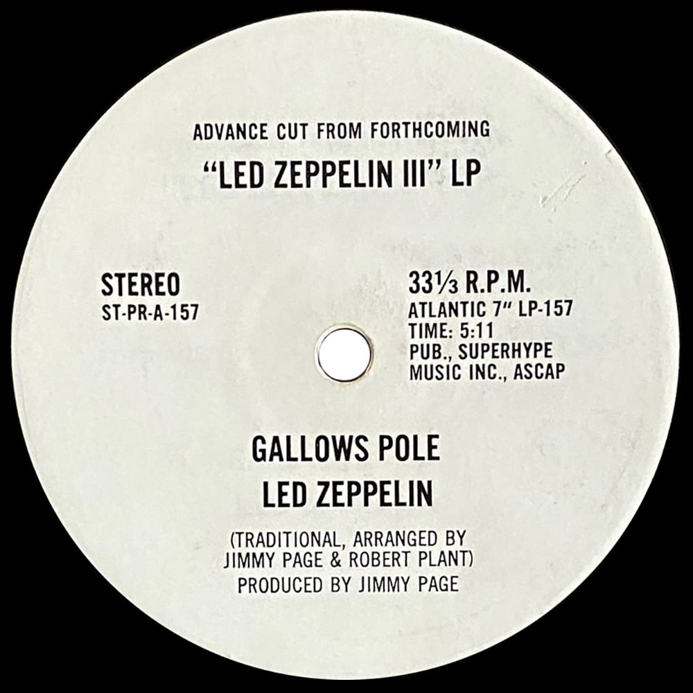 Single <br>USA (PR157) <br>Gallows Pole / Gallows Pole (Promo #2) - Image 2