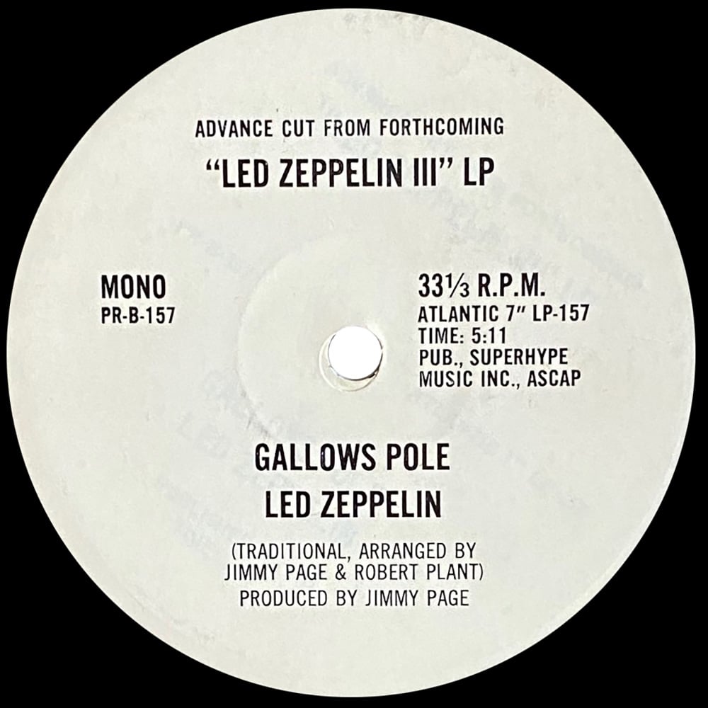 Single <br>USA (PR157) <br>Gallows Pole / Gallows Pole (Promo #2) - Image 3