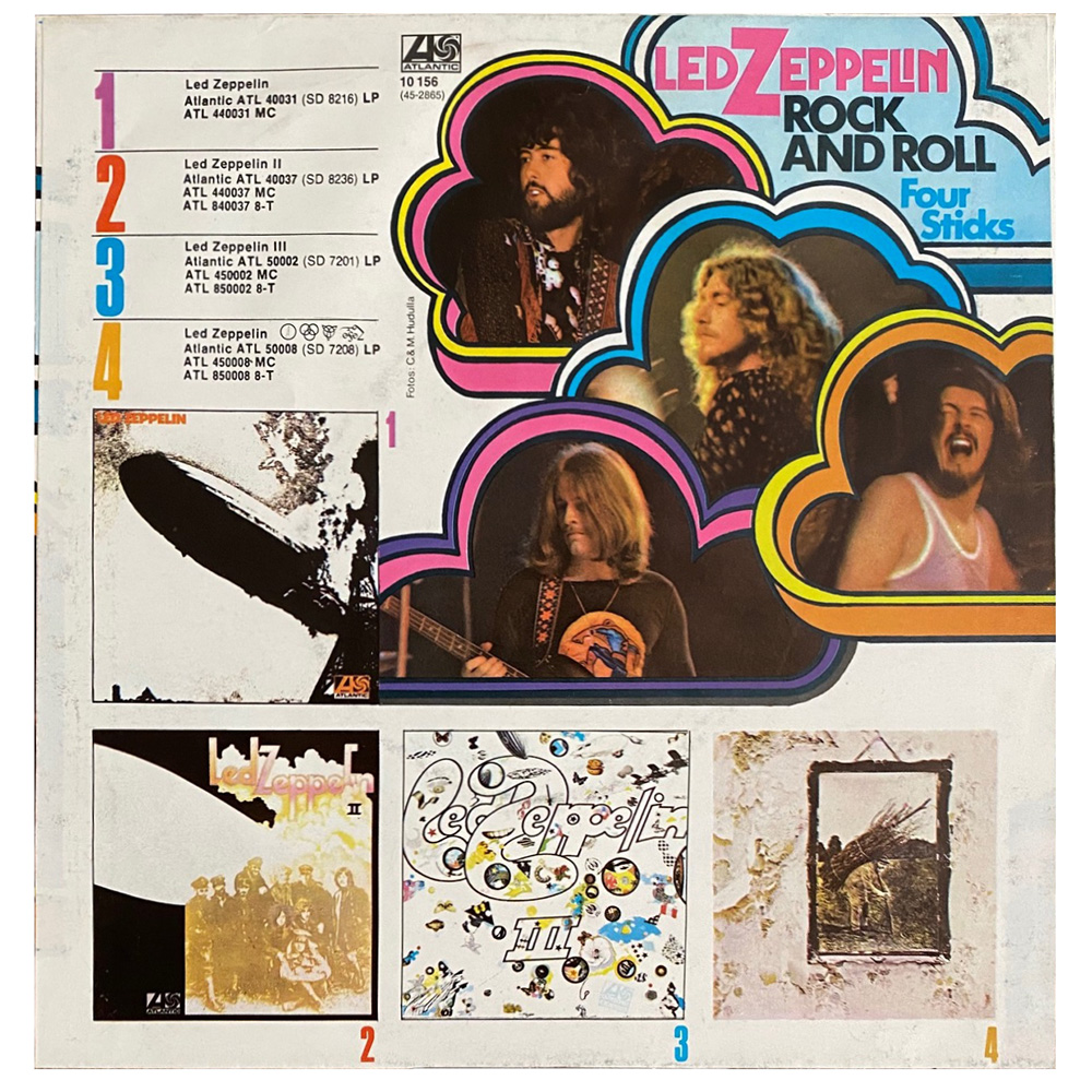 Single <br>Germany (ATL 10156) <br>Rock and Roll / Four Sticks (Promo) - Image 2