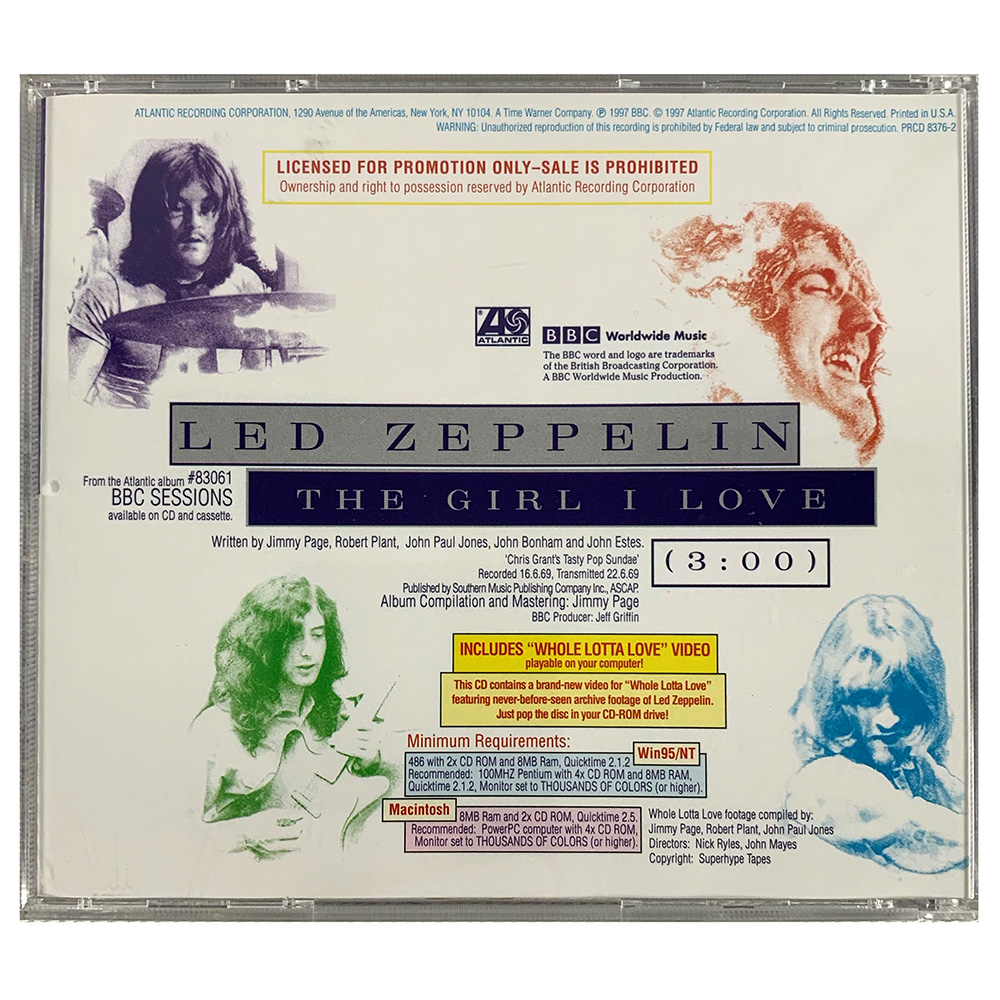 BBC Sessions <br>CD, The Girl I Love (USA) - Image 2