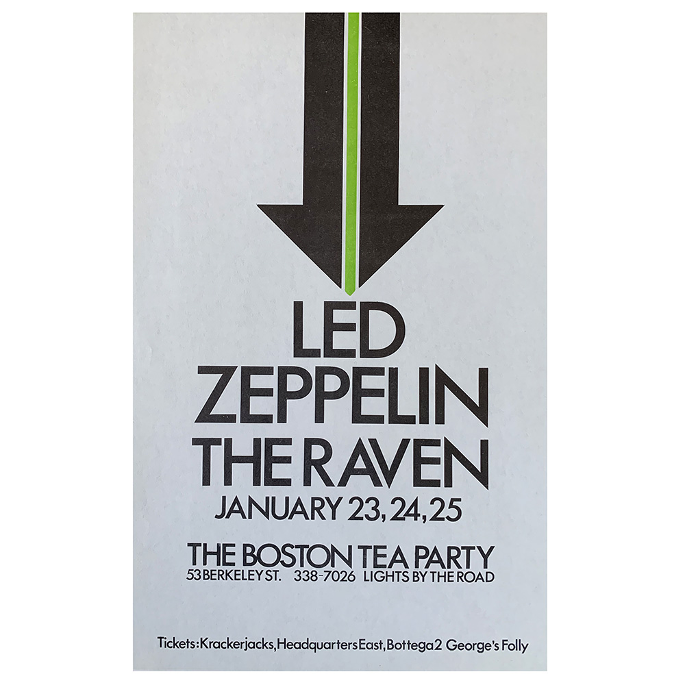Concert Advertisement <br>1969.01.23 <br>Boston, MA (Handbill)