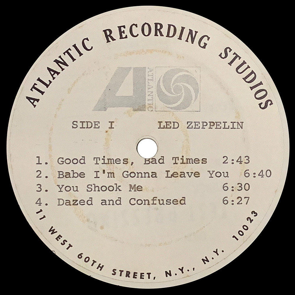 LP <br>Led Zeppelin <br>USA (SD 8216) Promo #1
