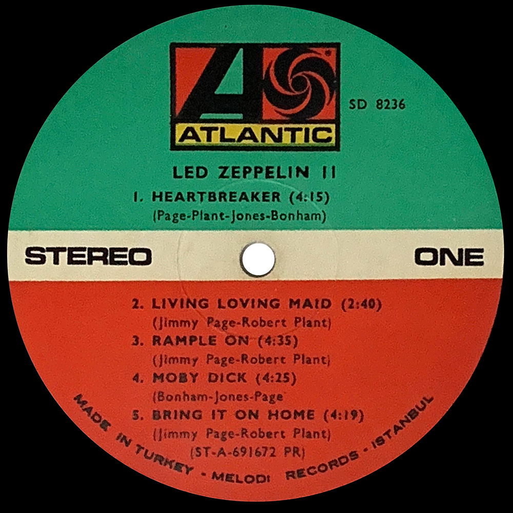 LP <br>Led Zeppelin II <br>Turkey (SD8236) #3 - Image 4