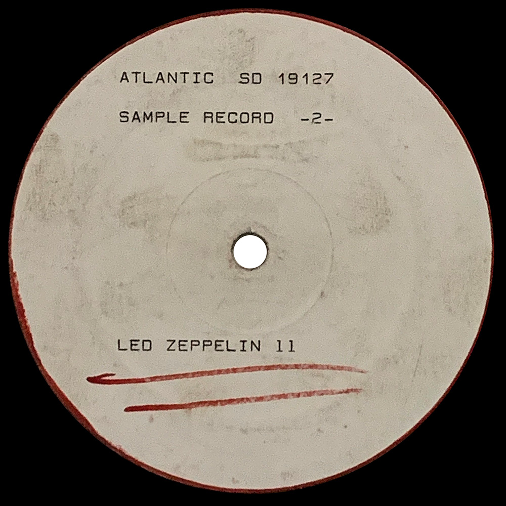 LP <br>Led Zeppelin II <br>USA (SD 19127) Test Pressing - Image 2