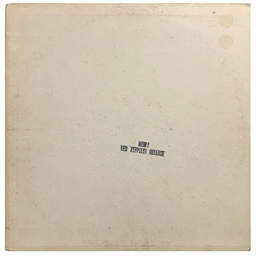 LP <br>Led Zeppelin IV <br>USA (SD 7208) Promo #1