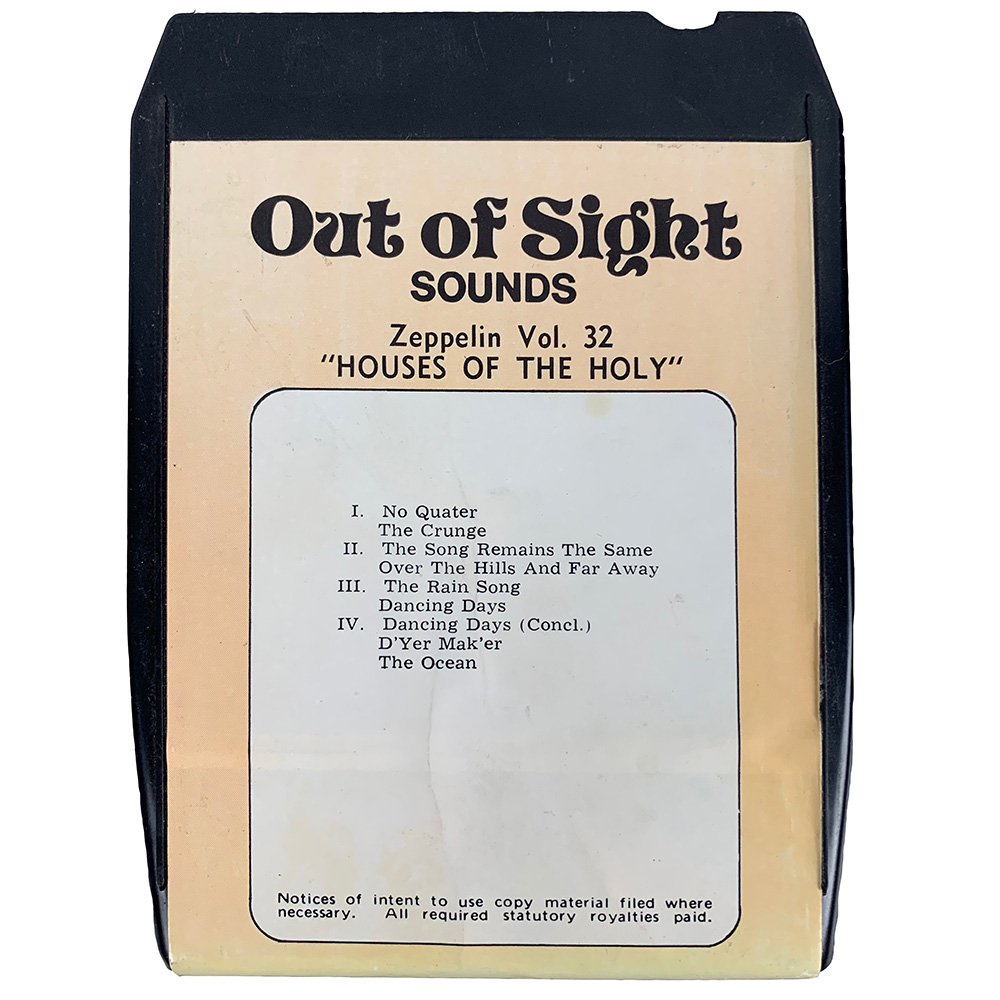 8-Track <br>Houses of the Holy