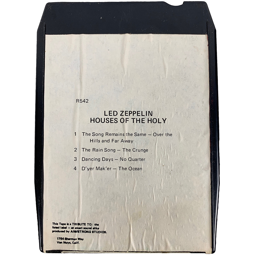 8-Track <br>Houses of the Holy