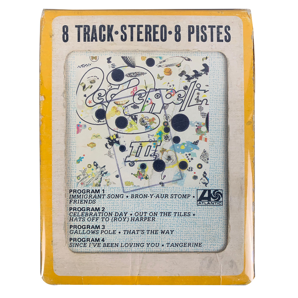 8-Track <br>Led Zeppelin III <br>Canada (A8TC-7201)