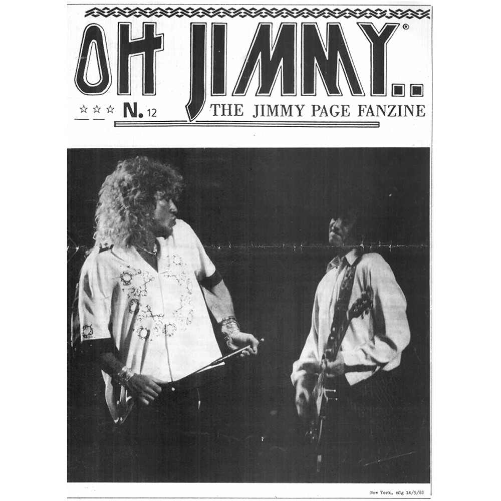 Fanzine <br>Oh Jimmy (#12)