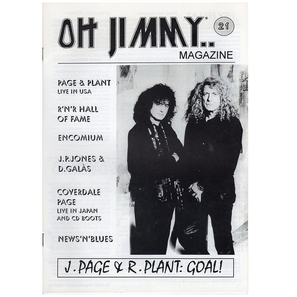 Fanzine <br>Oh Jimmy (#21)