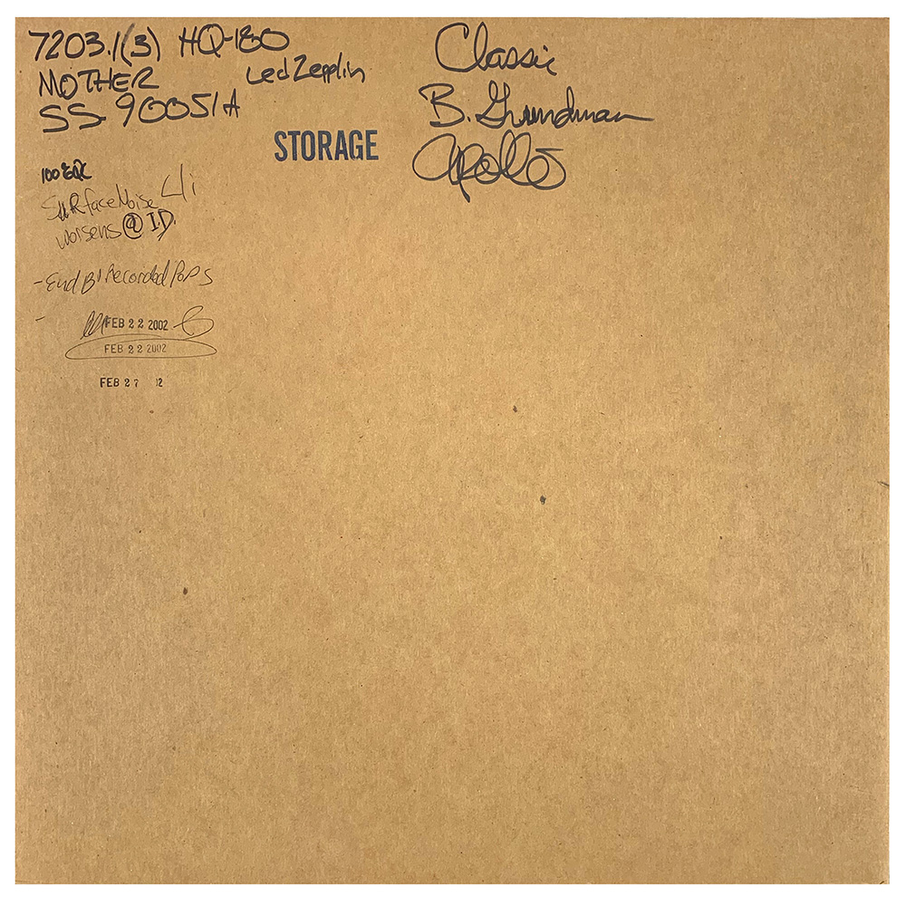 LP <br>Coda <br>USA (SS-90551) Mother Plate