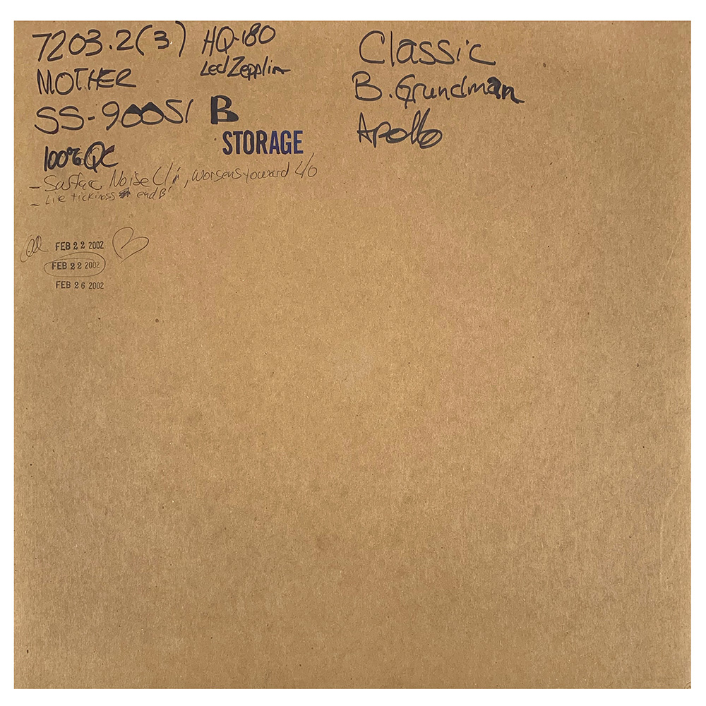 LP <br>Coda <br>USA (SS-90551) Mother Plate - Image 2