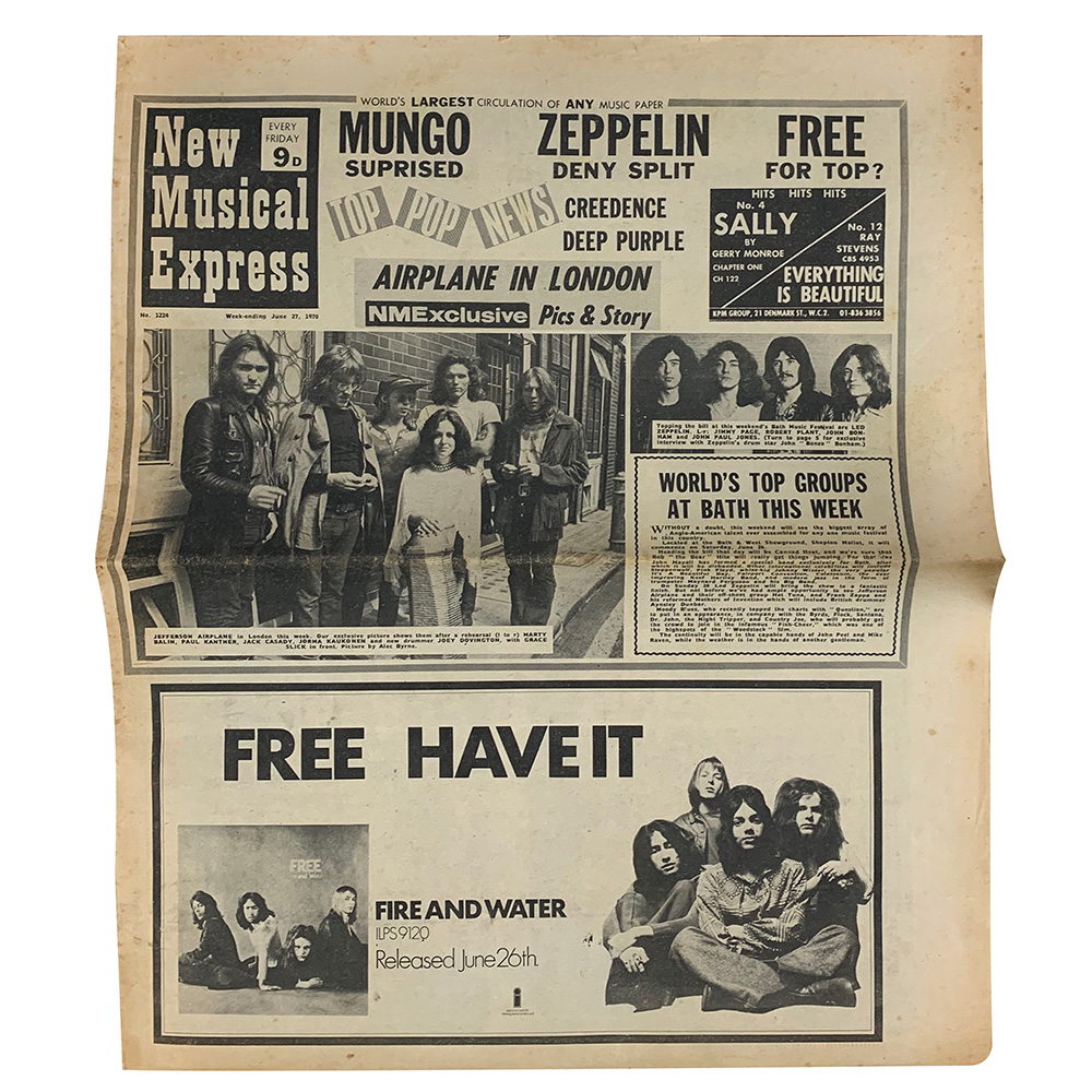 Magazine <br>New Musical Express (1970)