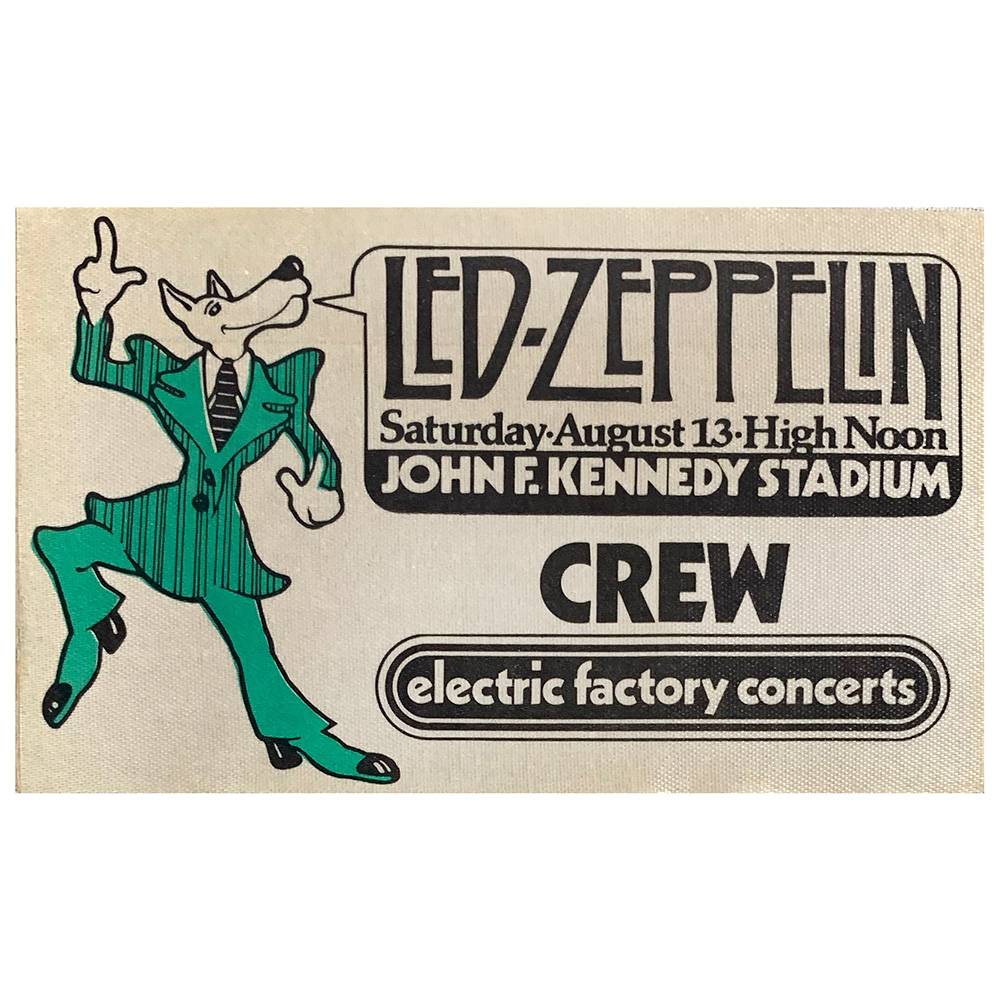 Concert Pass <br>1977.08.13 <br>Philadelphia, Crew