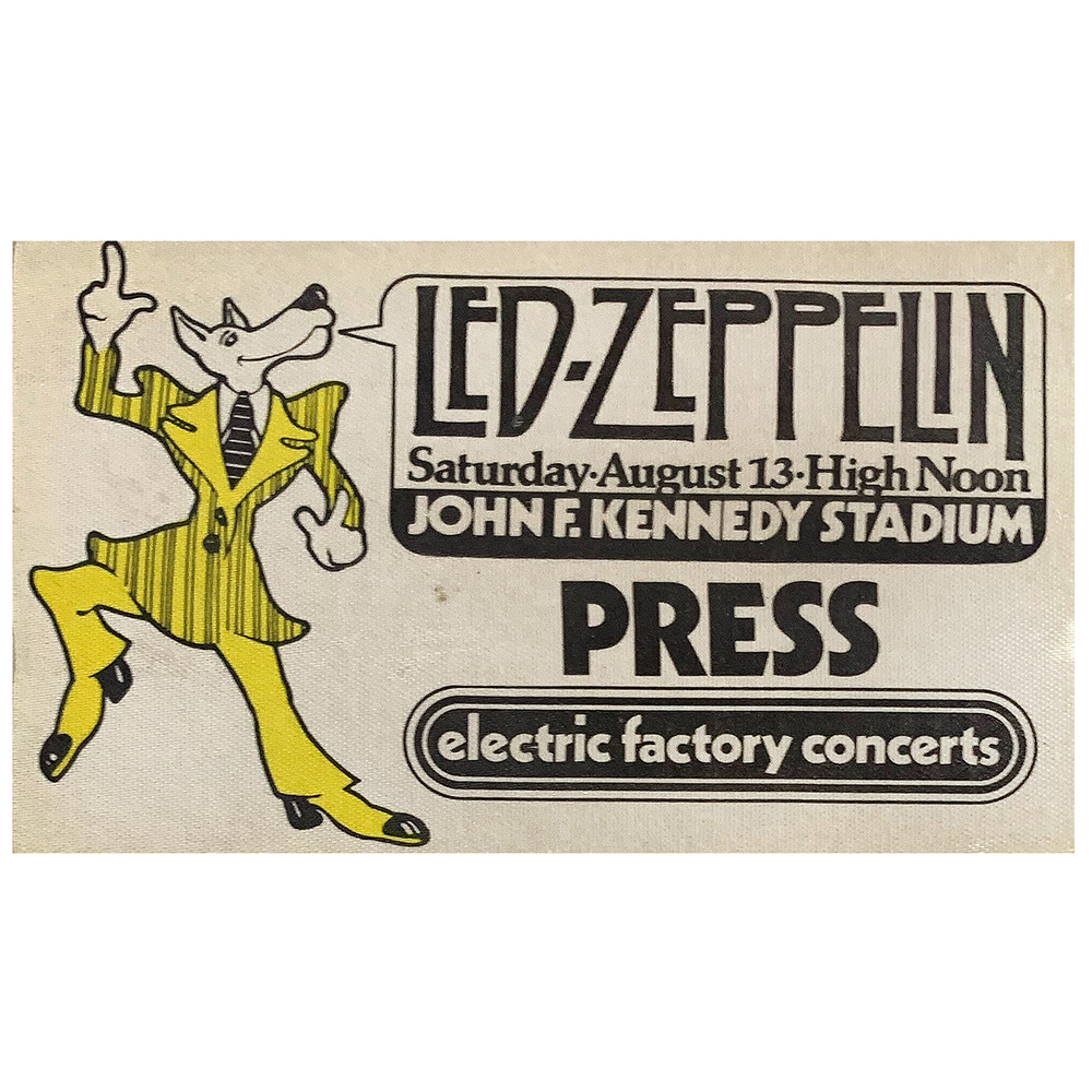 Concert Pass <br>1977.08.13 <br>Philadelphia, Press