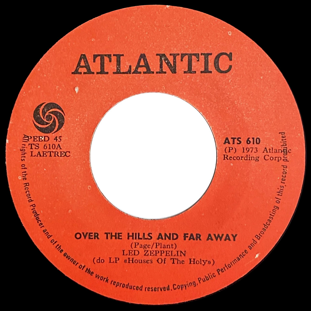 Single <br>Angola (ATS610) <br>Over The Hills and Far Away / Dancing Days - Image 3