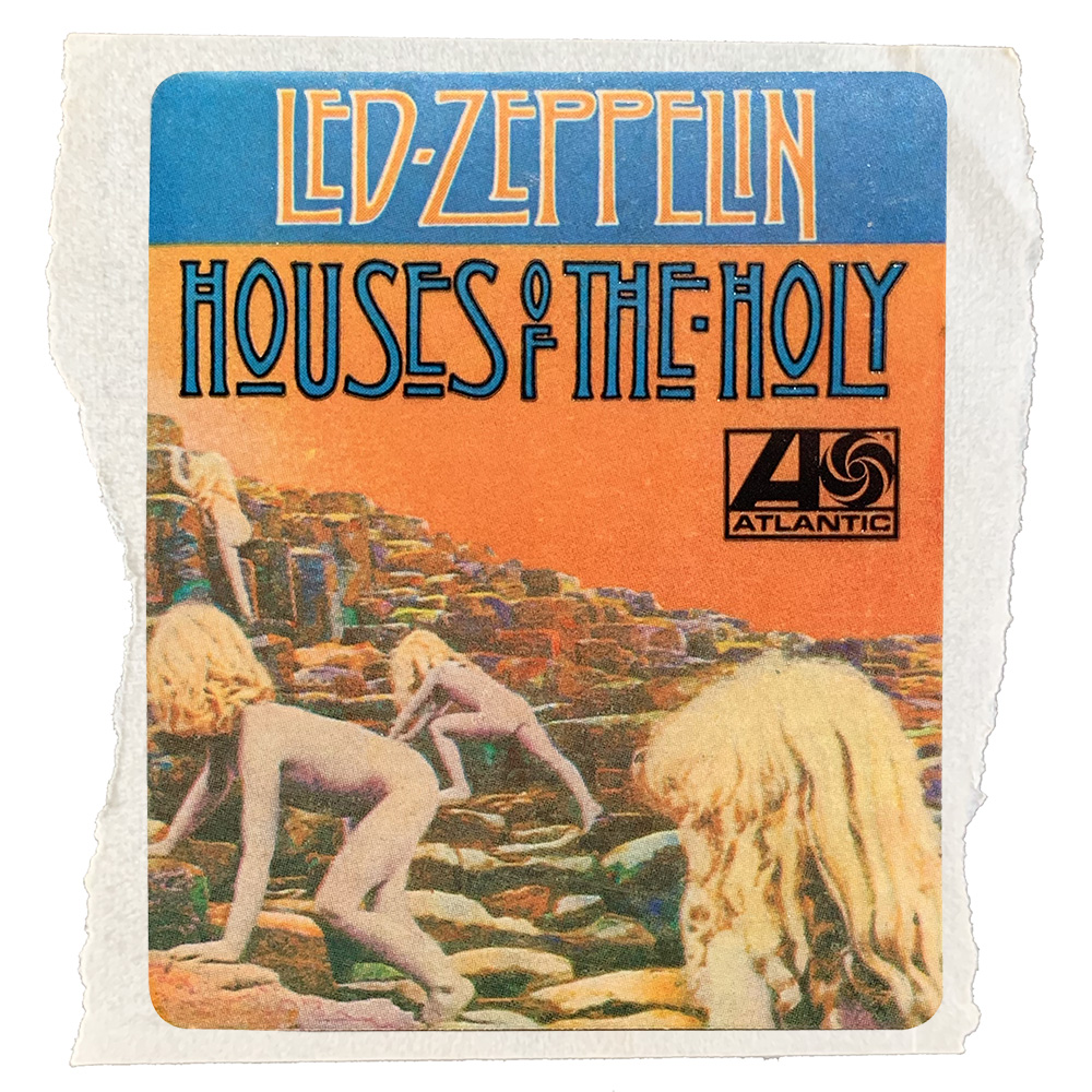 Houses of the Holy (1973) <br>Sticker, Promo (USA)