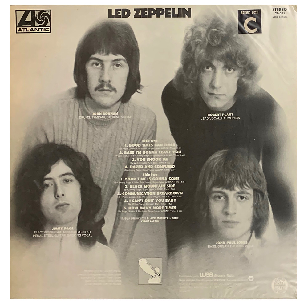 LP <br>Led Zeppelin <br>Brazil (20.025) #3 - Image 2