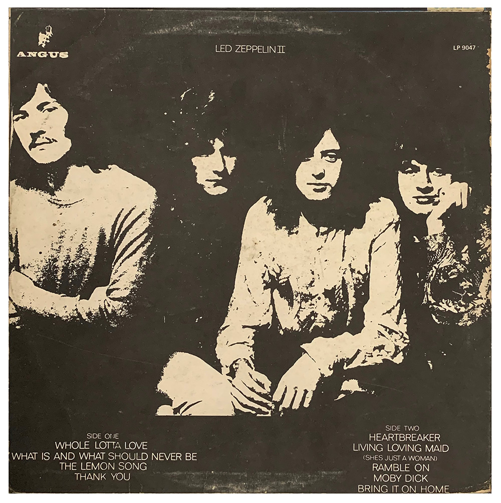 LP <br>Led Zeppelin II <br>Singapore (LP9047) #2 - Image 2