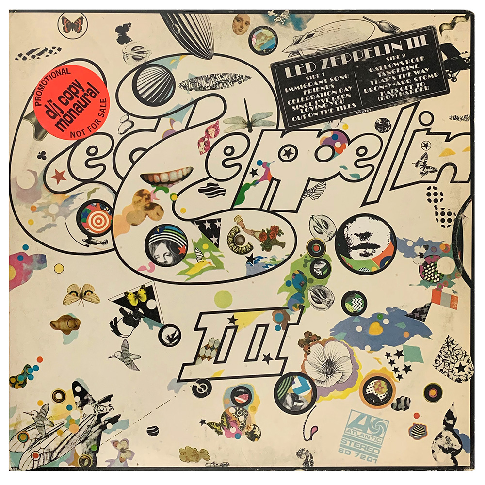 LP <br>Led Zeppelin III <br>USA, Mono (SD7201) Promo