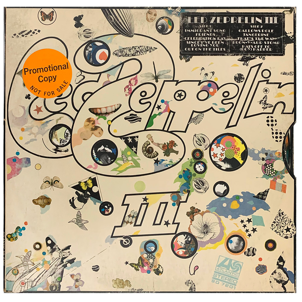 LP <br>Led Zeppelin III <br>USA (SD 7201) Promo #1