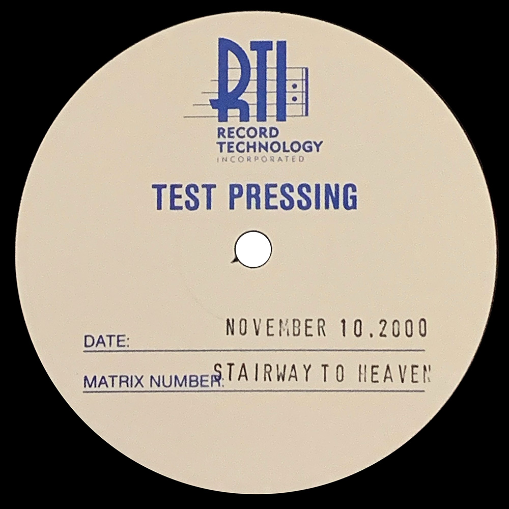 LP <br>Stairway To Heaven <br>USA (N/A) Test Pressing