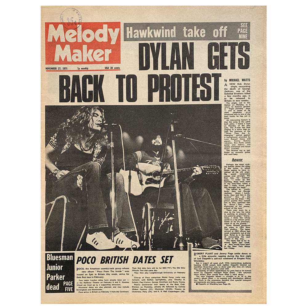 Magazine <br>Melody Maker (1971)