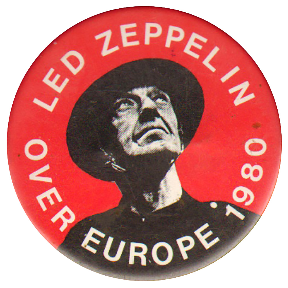 Concert Rarity <br>1980.10.17 <br> Over Europe Tour, Pin